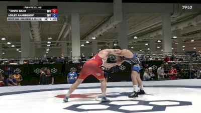 Masters A FS - 78 lbs 1st Place Match - Devin Bahr, Dubuque Wrestling Club vs Adilet Anarbekov, Chicago Wrestling Club