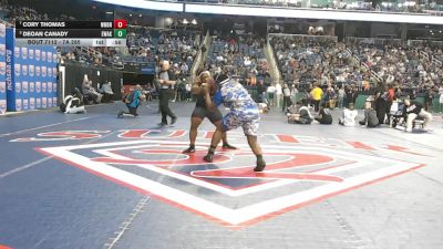 7A 285 lbs Cons. Round 1 - Deoan Canady, East Wake vs Cory Thomas, New Bern