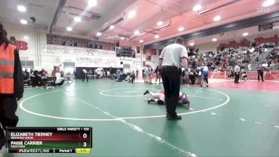135 lbs Quarterfinal - Paige Carrier, Westview vs Elizabeth Tierney, Redondo Union