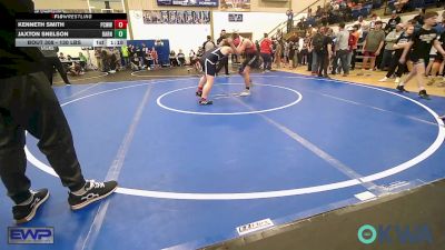 130 lbs Rr Rnd 1 - Kenneth Smith, Ponca City Wildcat Wrestling vs Jaxton Snelson, Barnsdall Youth Wrestling