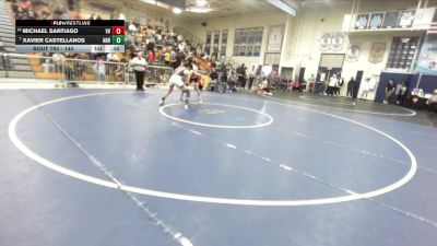 144 lbs Cons. Round 7 - Michael Santiago, Valley View vs Xavier Castellanos, Anaheim
