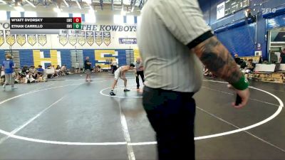 120 lbs Round 6 (8 Team) - Ethan Carrillo, Eagles WC vs Wyatt Dvorsky, Longwood WC