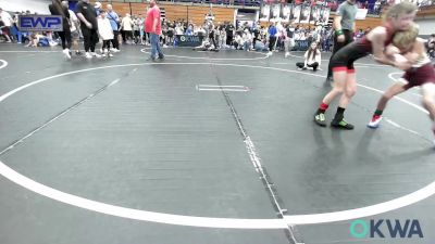 64 lbs Quarterfinal - Konner Hood, Weatherford Youth Wrestling vs Knox Wilson, Rough Riders