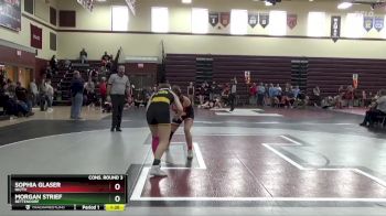 135 lbs Cons. Round 3 - Sophia Glaser, NH/TV vs Morgan Strief, Bettendorf