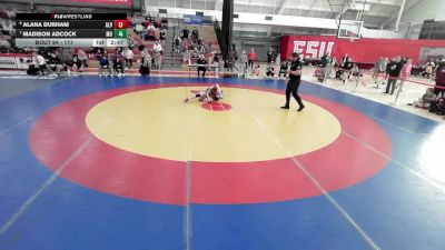 117 lbs Cons. Round 3 - Madison Adcock, Marymount vs Alana Durham, Alvernia