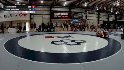 130 kg Quarters - Aden Attao, Beaver Dam Wrestling Regional Training Center vs Bruce Wagers, Cincinnati Rtc