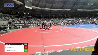 64 lbs Round Of 16 - Jack Lange, Sebolt Wrestling Academy vs Jamshed Umarov, Pomona Elite