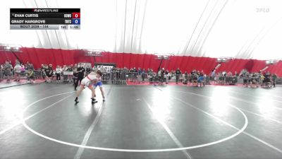 144 lbs Champ. Round 1 - Evan Curtis, Cuba City Wrestling Club vs Grady Hargrove, Team Nazar Training Center