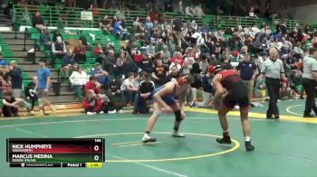 144 lbs Semifinal - Marcus Medina, EDISON (Milan) vs Nick Humphrys, WADSWORTH