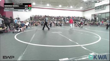 47-51 lbs Consolation - Renezmae Merrell, Mannford Pirate Youth Wrestling vs Joslyn Barr, Mannford Pirate Youth Wrestling