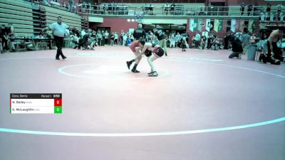 12U - 86 lbs Cons. Semis - Kasen McLaughlin, Hybrid Wrestling Club vs Niko Bailey, M3 Wrestling Academy