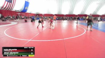 103-104 lbs Round 1 - Alex Oelhafen, Marathon vs Brody Brunkow, WCAABE Knights