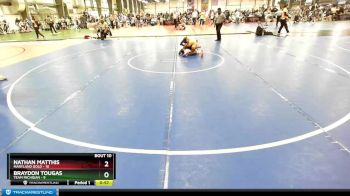 96 lbs Rd# 6- 9:00am Saturday Final Pool - Nathan Matthis, Maryland Gold vs Braydon Tougas, Team Michigan