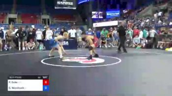 138 lbs Semifinal - Pj Duke, New York vs Grayson Woodcock, Ohio