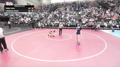 6A 100 lbs Quarterfinal - Emily Ball, Syracuse vs Rebekah Price, Davis