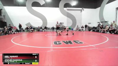 95 lbs Semis & 1st Wrestleback (8 Team) - Abel Vasquez, Dynasty vs Stephen Bagocius, Steller Trained