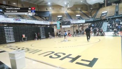 160 lbs Quarterfinal - Makayla Munoz, Oklahoma City University vs Kiley Dillow, Chanute HS