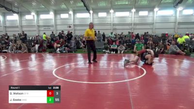 125 lbs Round 1 - Gavin Watson, EP Rattlers vs Jack Goeke, Ohio Gold 24K