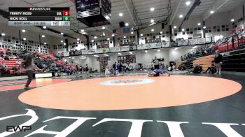 145 lbs Semifinal - Trinity Ross, Durant High School Girls vs Ricki Noll, Broken Arrow JH Girls