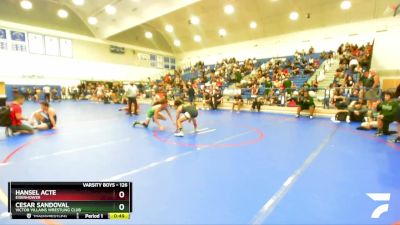 126 lbs Cons. Round 5 - Hansel Acte, Eisenhower vs Cesar Sandoval, Victor Villains Wrestling Club