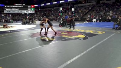 125 lbs Round Of 16 - Aliyhana Hernandez, Chico (NS) vs Zahra Stewart, Orange Vista (SS)