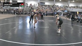A 157 lbs Cons. Round 3 - Mack Hall, Greeneville High School vs Vincent Ward, Greenbrier High School