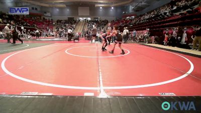 70 lbs Semifinal - Colt Morgan, Verdigris Youth Wrestling vs Bowman Buckner, Berryhill Wrestling Club