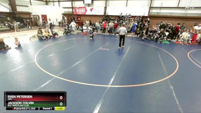45 lbs Cons. Round 1 - Sven Petersen, JWC vs Jackson Colvin, Roy Wrestling Club