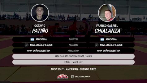 Octavio Patiño vs Franco Gabriel Chialanza 2025 ADCC South American Championship