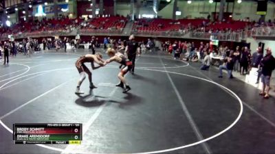 125 lbs Semifinal - Drake Arensdorf, Ogallala Youth Wrestling vs Brody Schmitt, MWC Wrestling Academy