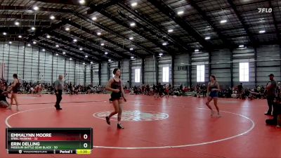 132 lbs Final - Emmalynn Moore, Steel Maidens vs Erin Delling, Missouri Battle Gear Black