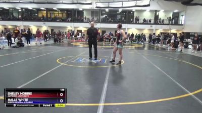 136 lbs Champ. Round 2 - Shelby Morris, Alvernia University vs Halle White, North Central College