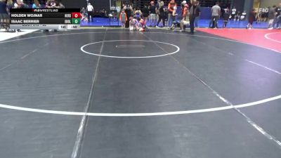 66 lbs Quarterfinal - Holden Wojnar, Hershey vs Isaac Berrier, Enola