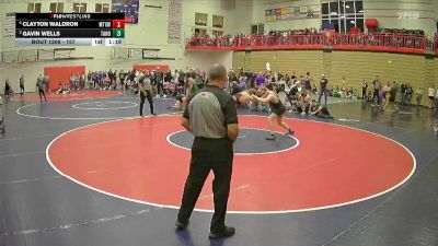 157 lbs Semifinal - Clayton Waldron, Mountain View vs Gavin Wells, Tahoma