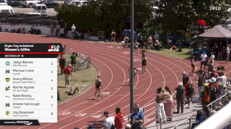 Women's 400m, Finals 6