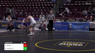 189 lbs Round Of 32 - Ryan Welka, Fort LeBoeuf vs Nick Presnell, Chestnut Ridge