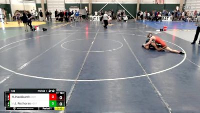 133 lbs Cons. Round 4 - Jimmizan Redhorse, Adams State vs Hudson Hackbarth, Unattached