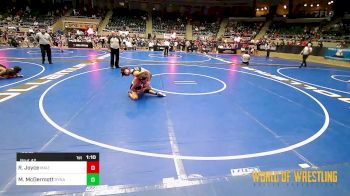 100 lbs Quarterfinal - Reid Joyce, Maize vs Matthew McDermott, Dynamic Wrestling