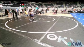 40 lbs Quarterfinal - Elliott Liogghio, Andover Wrestling Club vs Luke Themm, Team Tulsa Wrestling Club