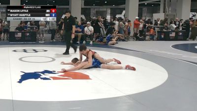 48 kg Champ. Rd Of 16 - Mason Little, Journeymen Wrestling Club vs Wyatt Hueftle, MWC Wrestling Academy