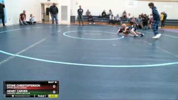 60-62 lbs Round 2 - Stone Christofferson, Empire Battle School vs Henry Carver, Charger Wrestling Club