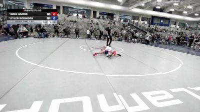80 lbs 1st Place Match - Ezra Harris, Sanderson Wrestling Academy vs Kyler Robinson, Shootbox Wrestling Club
