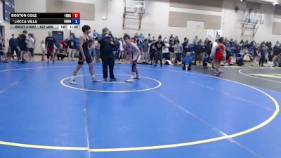 157 lbs Champ. Rd Of 16 - Boston Cole, Fighting Squirrels Wrestling Club vs Lucca Villa, TW Wrestling