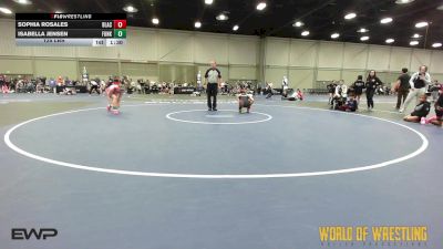 125 lbs Rr Rnd 2 - Sophia Rosales, Black Widows K-6 vs Isabella Jensen, Funky Singlets K-6