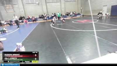 62 lbs Round 2 - Milo Limbeck, Lake Stevens Wrestling Club vs Hudson Wright, Punisher Wrestling Company