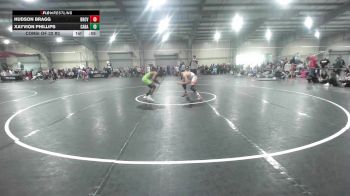 125 lbs Consi Of 32 #2 - Hudson Bragg, Bear Cave vs Xayvion Phillips, Caravan Kids