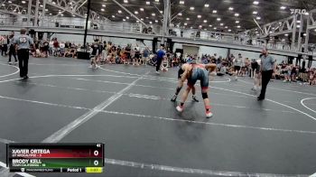 132 lbs Semis (4 Team) - Xavier Ortega, GT Apocalypse vs Brody Kell, Team California