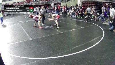 120 lbs Champ. Round 1 - Jaxon Petersen, The Underground Wrestling Club vs Pierson Braithwait, CWO