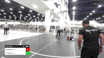 69 lbs Round Of 16 - Benjamin Steward, Dominate WC vs Devon Walton, Knight Youth Wrestling