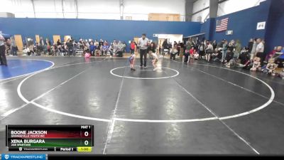 37-39 lbs Round 5 - Boone Jackson, Grangeville Youth WC vs Porter Burnell, Bonneville Wrestling Club